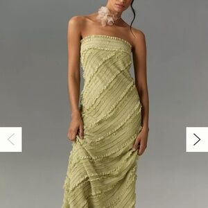 Endless Rose Strapless Textured Column Dress
